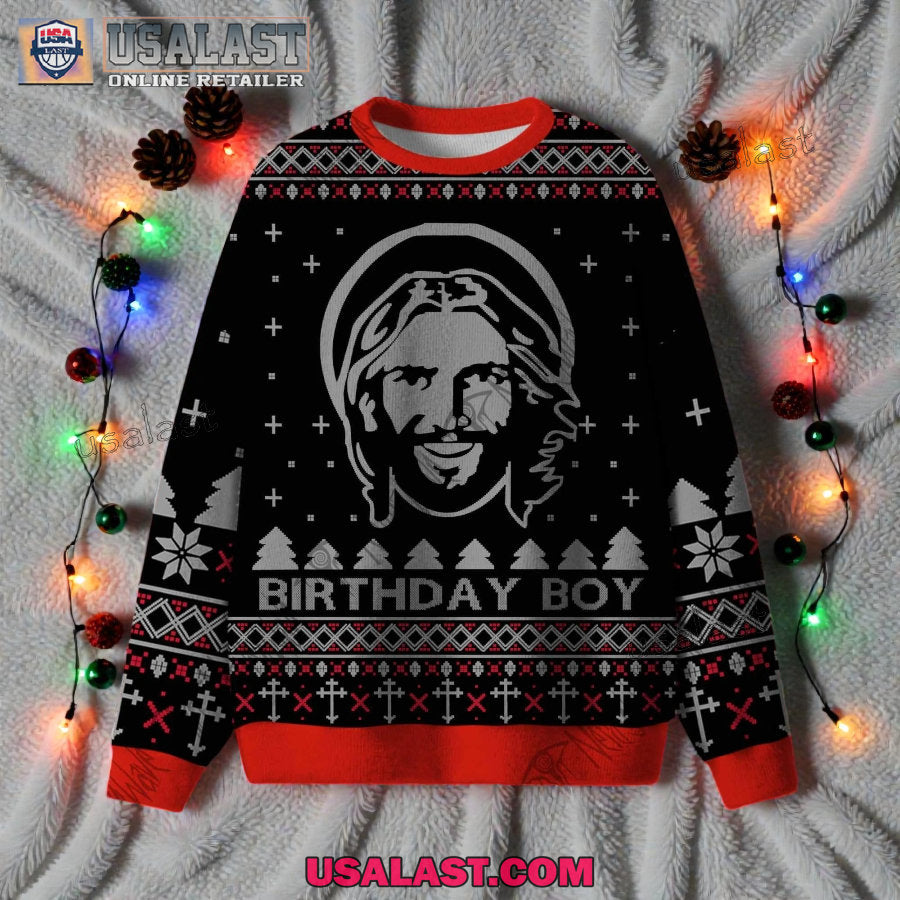 Birthday Boy Ugly Christmas Sweater