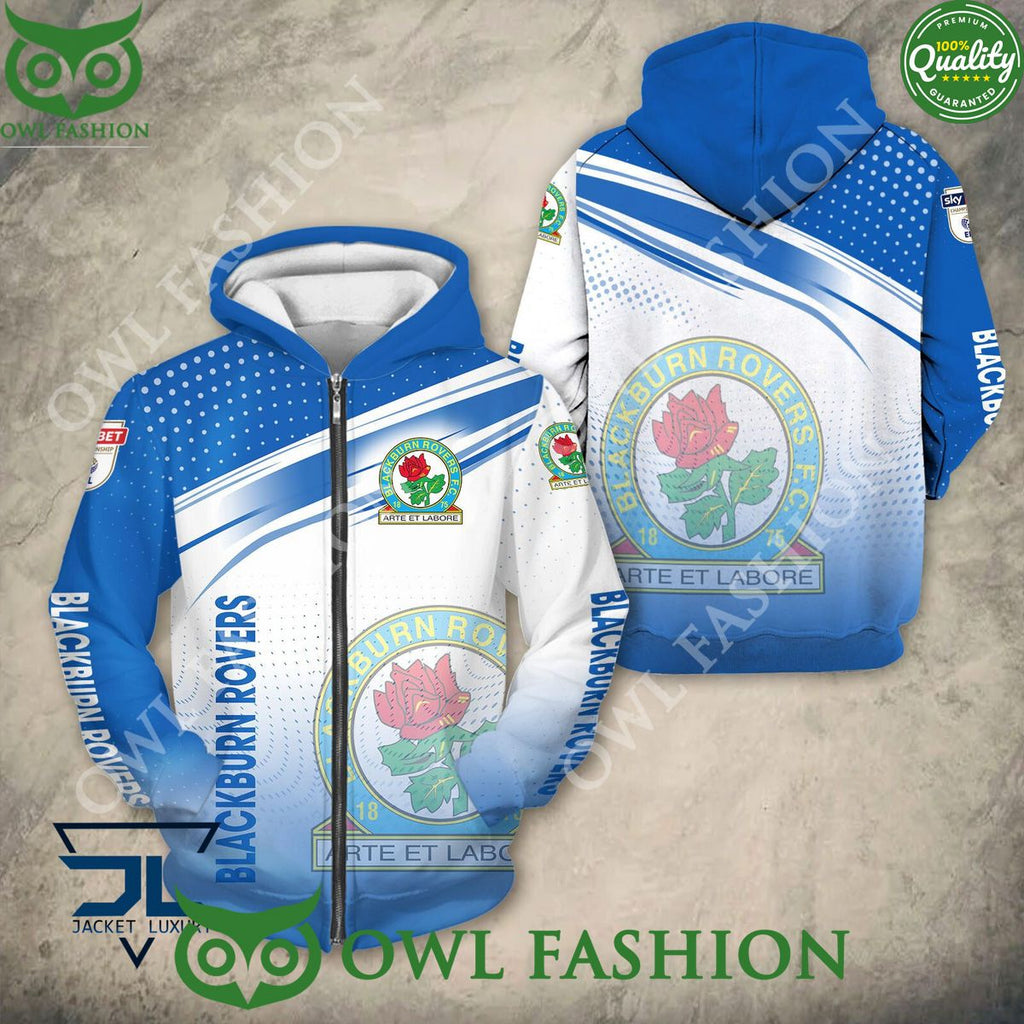 Blackburn Rovers EFL Championship 3D Hoodie Tshirt