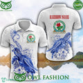 Blackburn Rovers EFL Championship Turtle White Golf Polo Shirt