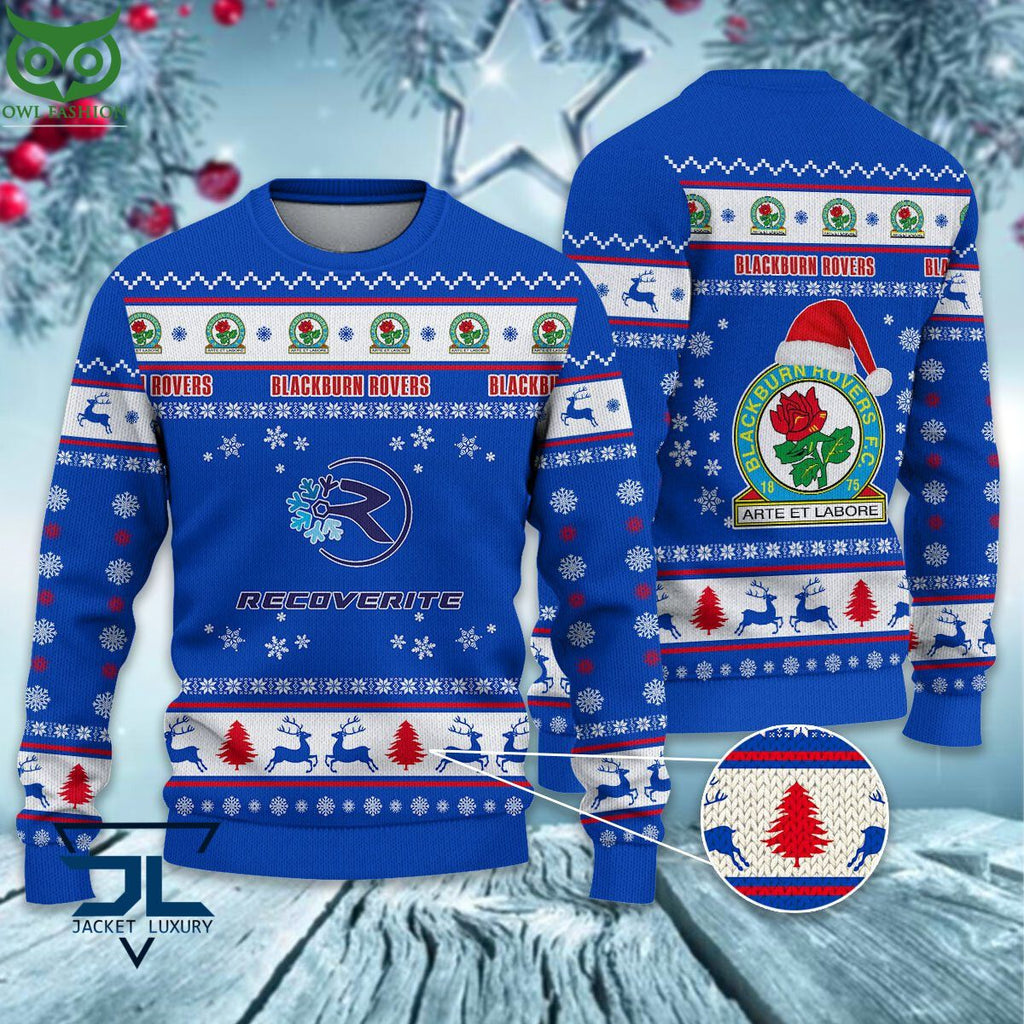 Blackburn Rovers EPL League Cup Ugly Sweater