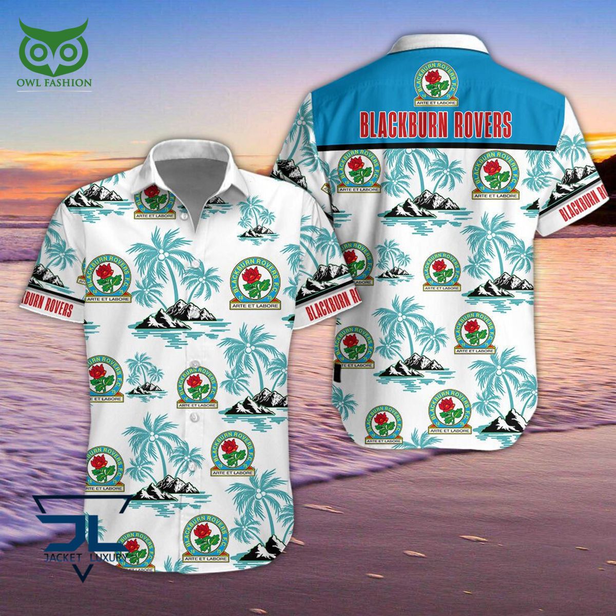 Blackburn Rovers Premier League Championship Hawaiian Shirt Shorts