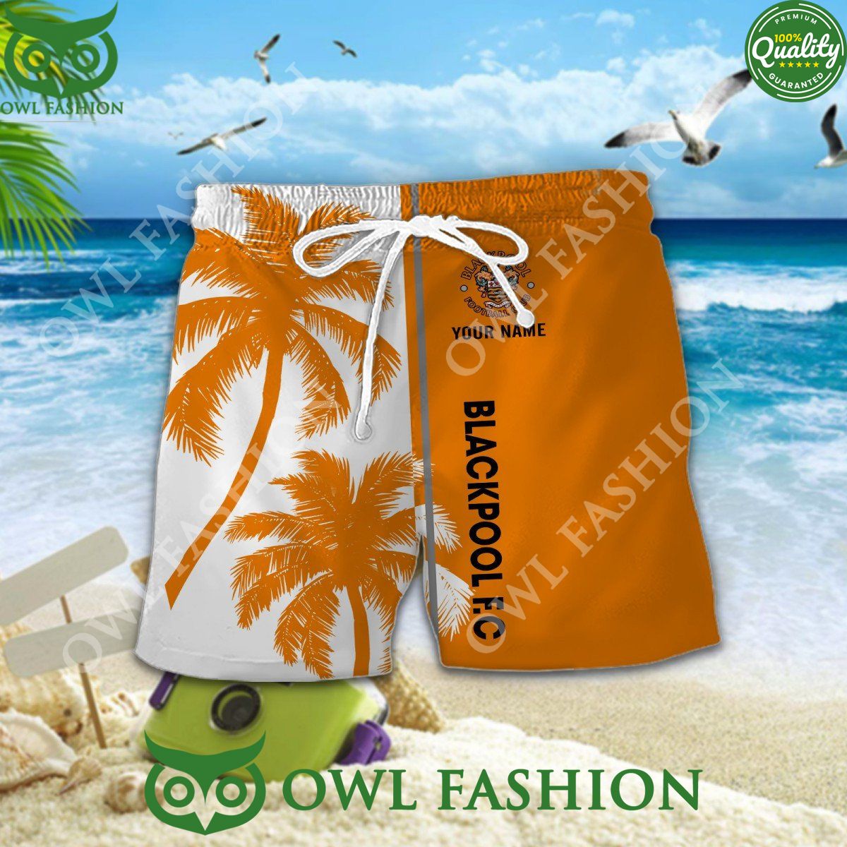 Blackpool EFL Limited Summer Vibe Customized Hawaiian Shirt