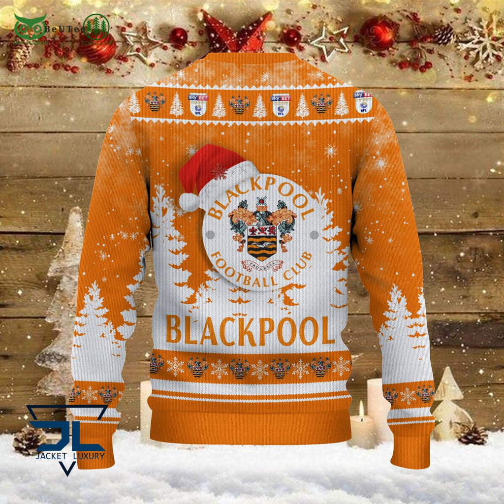 Blackpool F.C EFL English Football League Premium Ugly Sweater