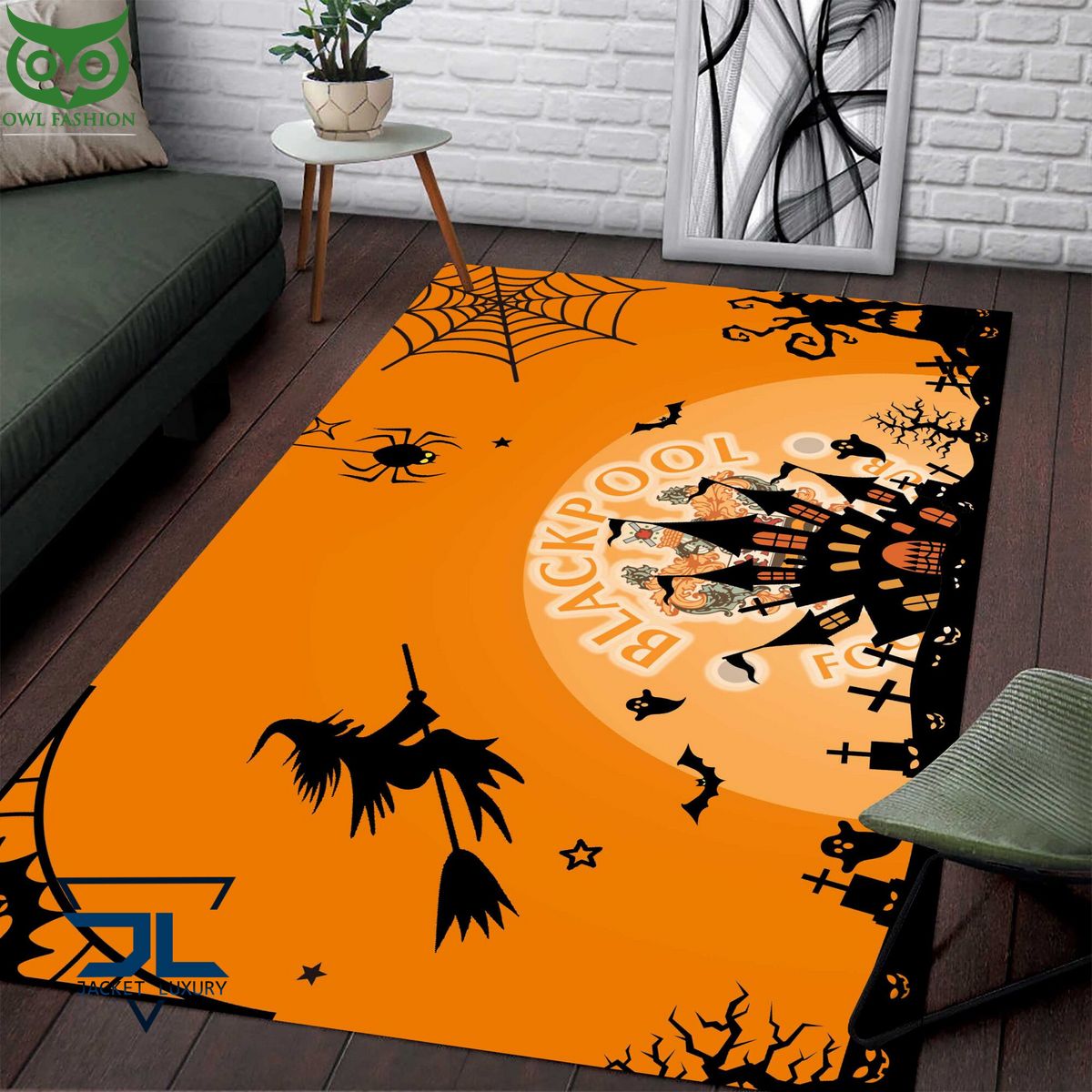 Blackpool F.C EFL Halloween Carpet Rug