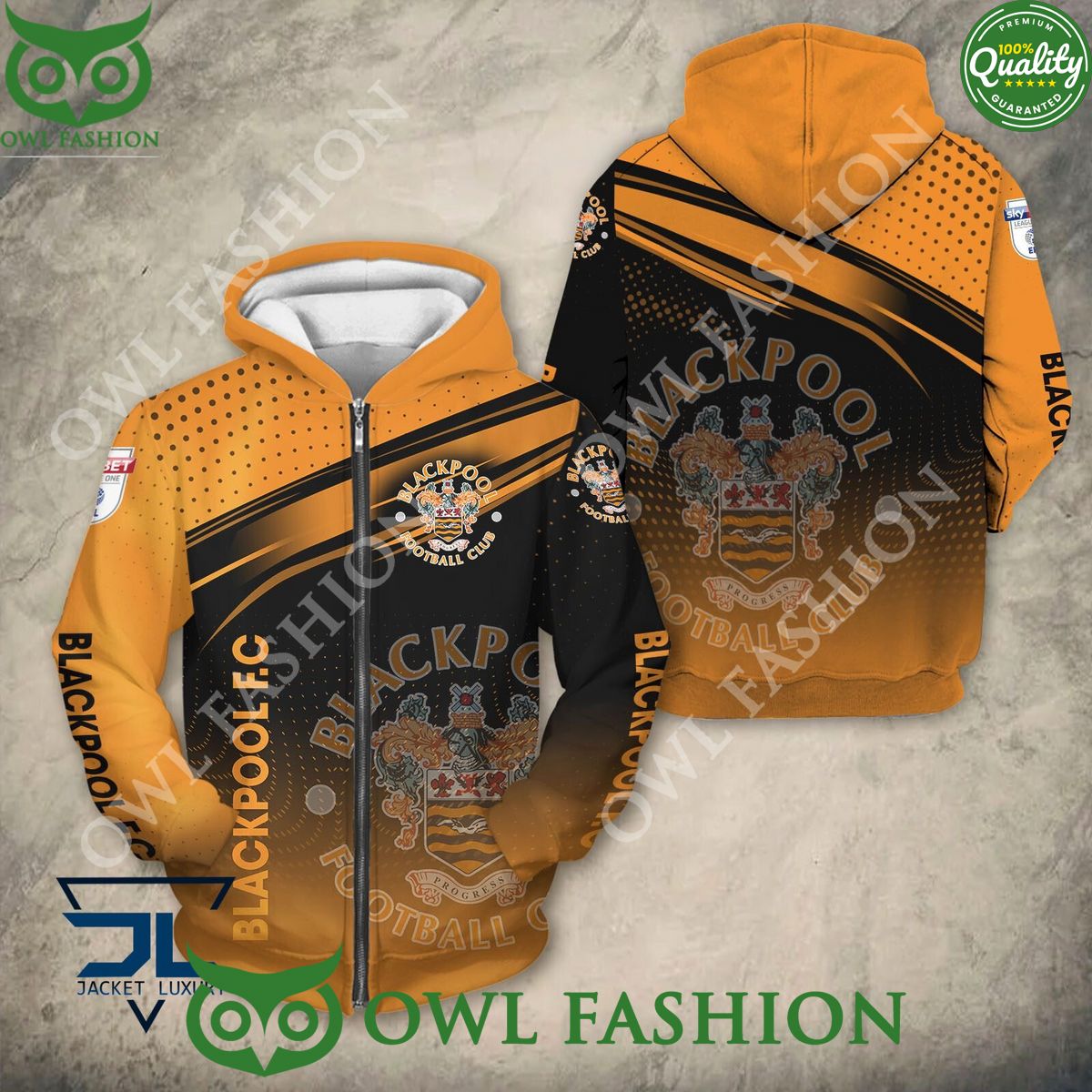Blackpool F.C EFL New Design Limited 3D Tshirt Hoodie