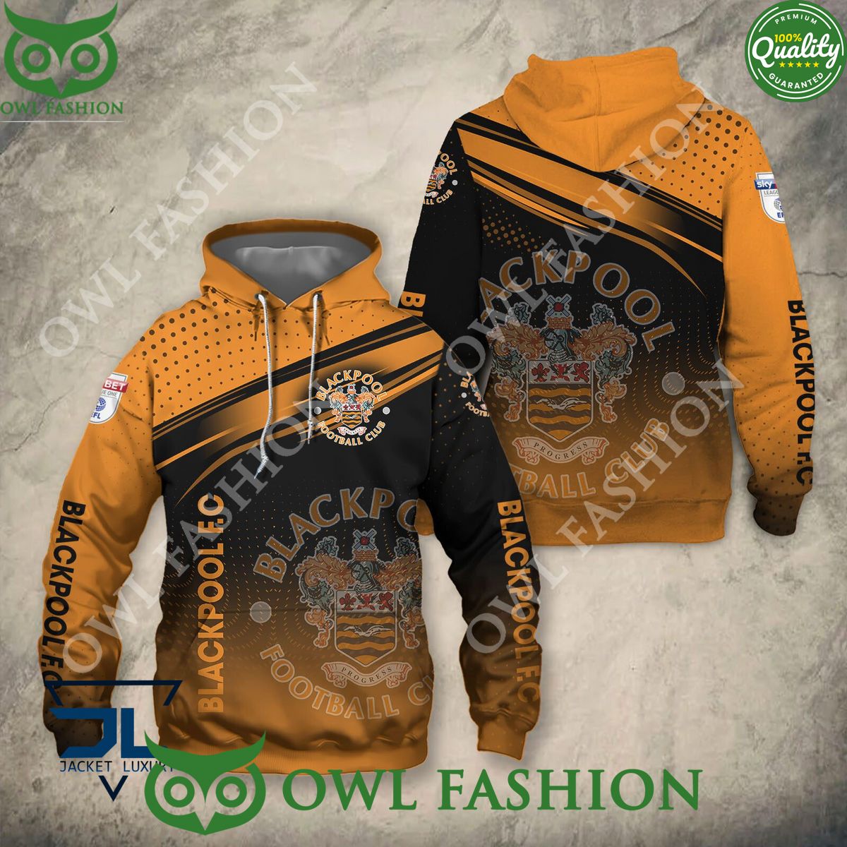 Blackpool F.C EFL New Design Limited 3D Tshirt Hoodie