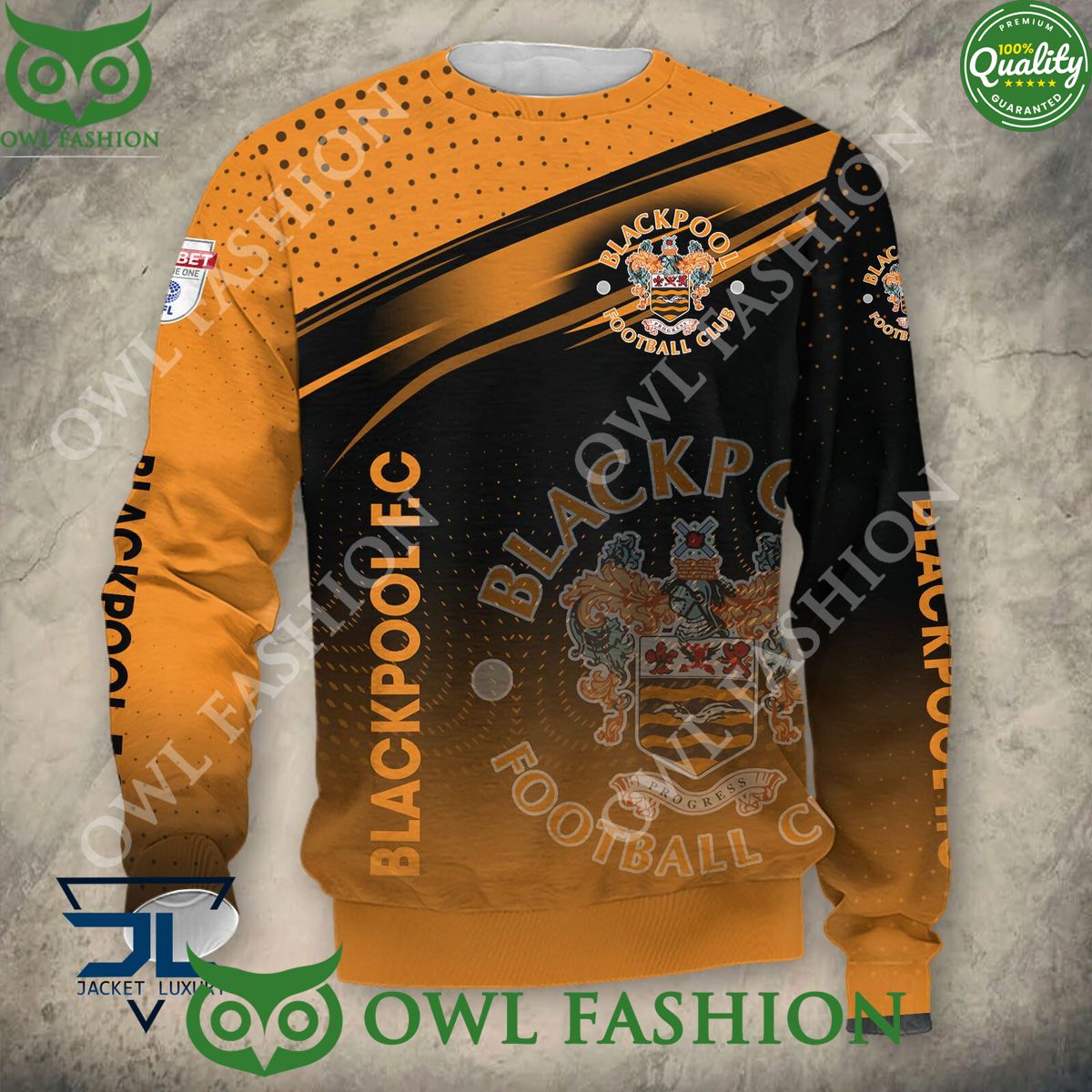 Blackpool F.C EFL New Design Limited 3D Tshirt Hoodie