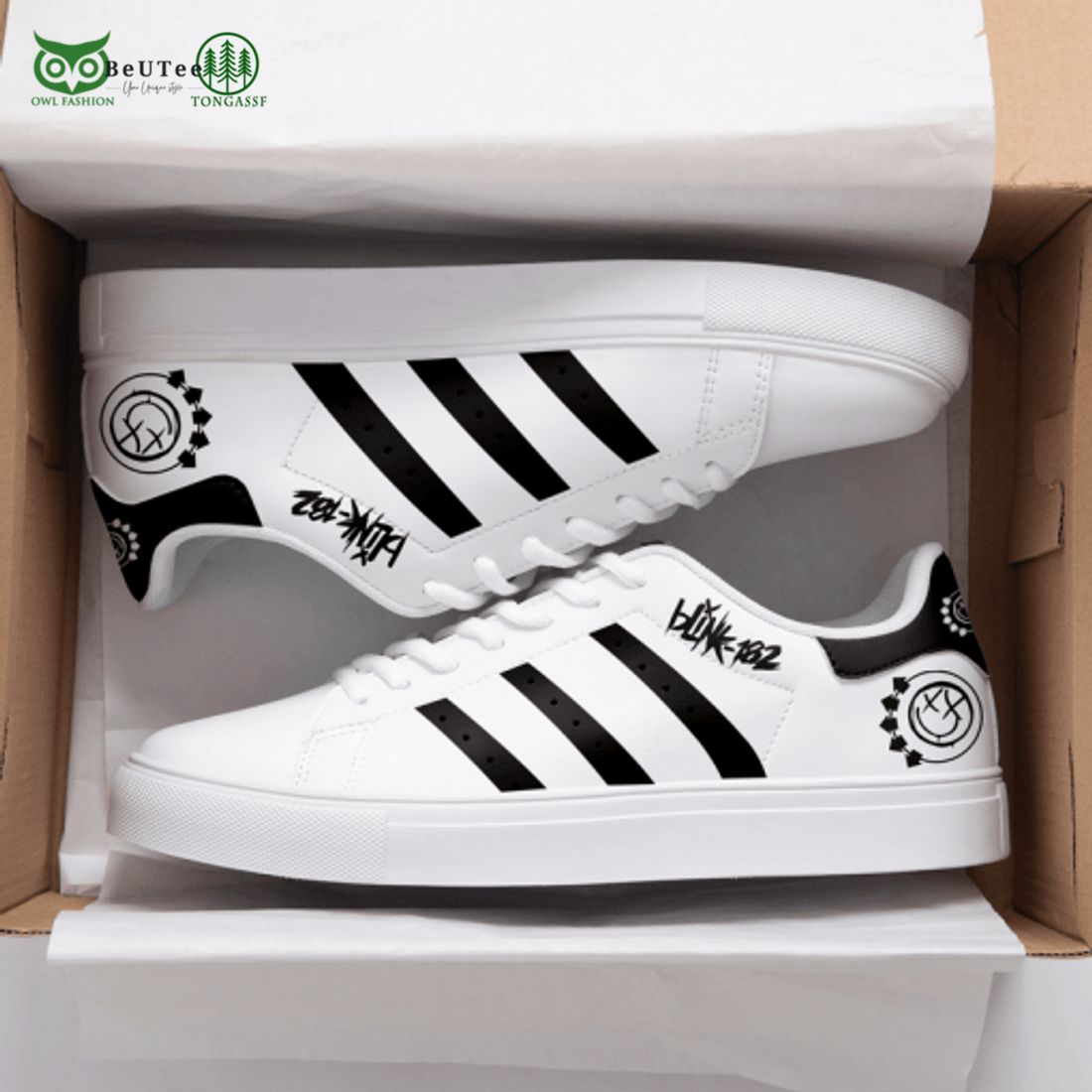 Blink 182 3D Over Printed Stan Smith Shoes