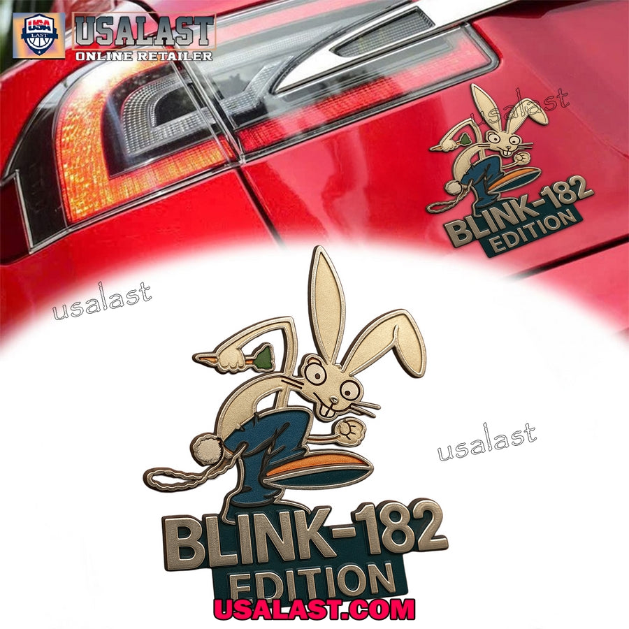Blink 182 Edition Car Emblem Custom 3D Badge