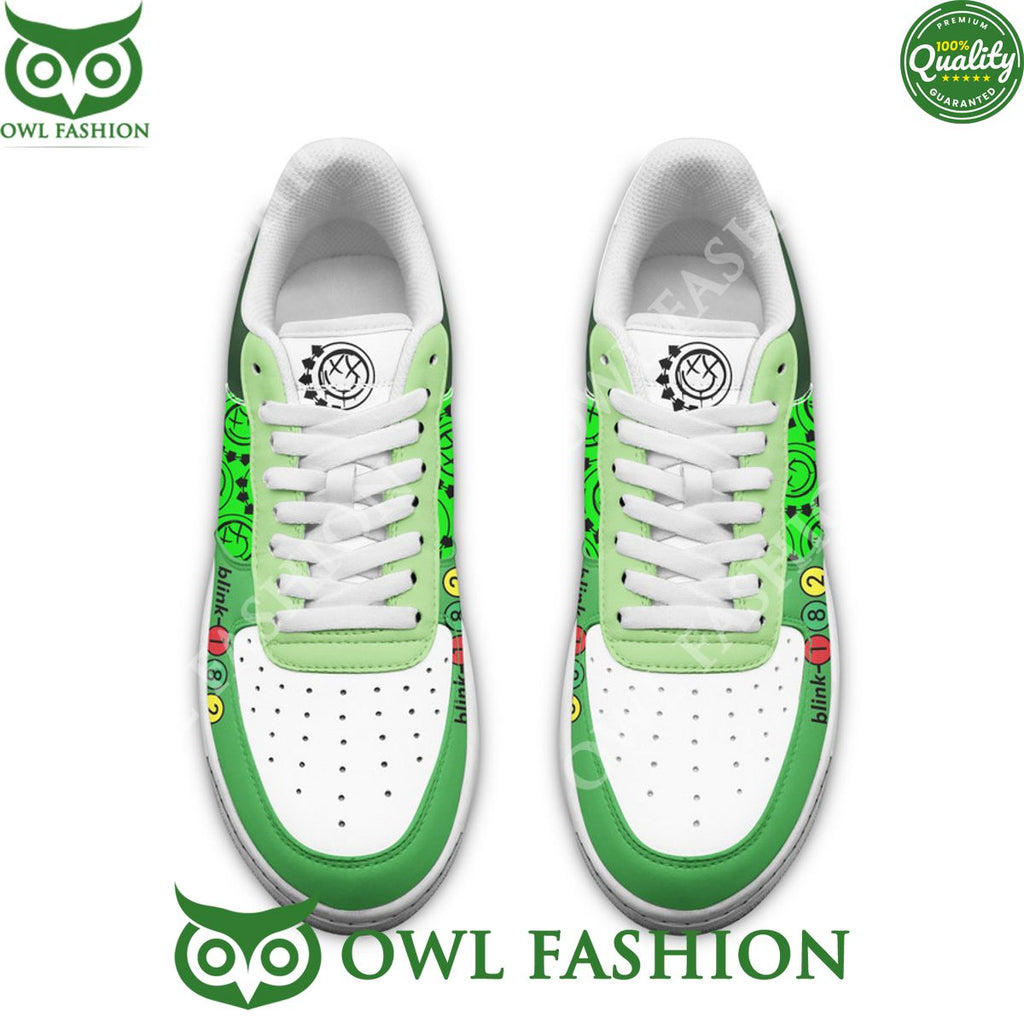 Blink 182 Green Premium Air Force 1 Shoes