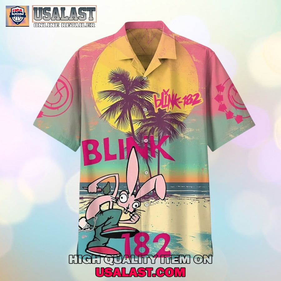 Blink-182 Short Sleeve Hawaiian Shirt