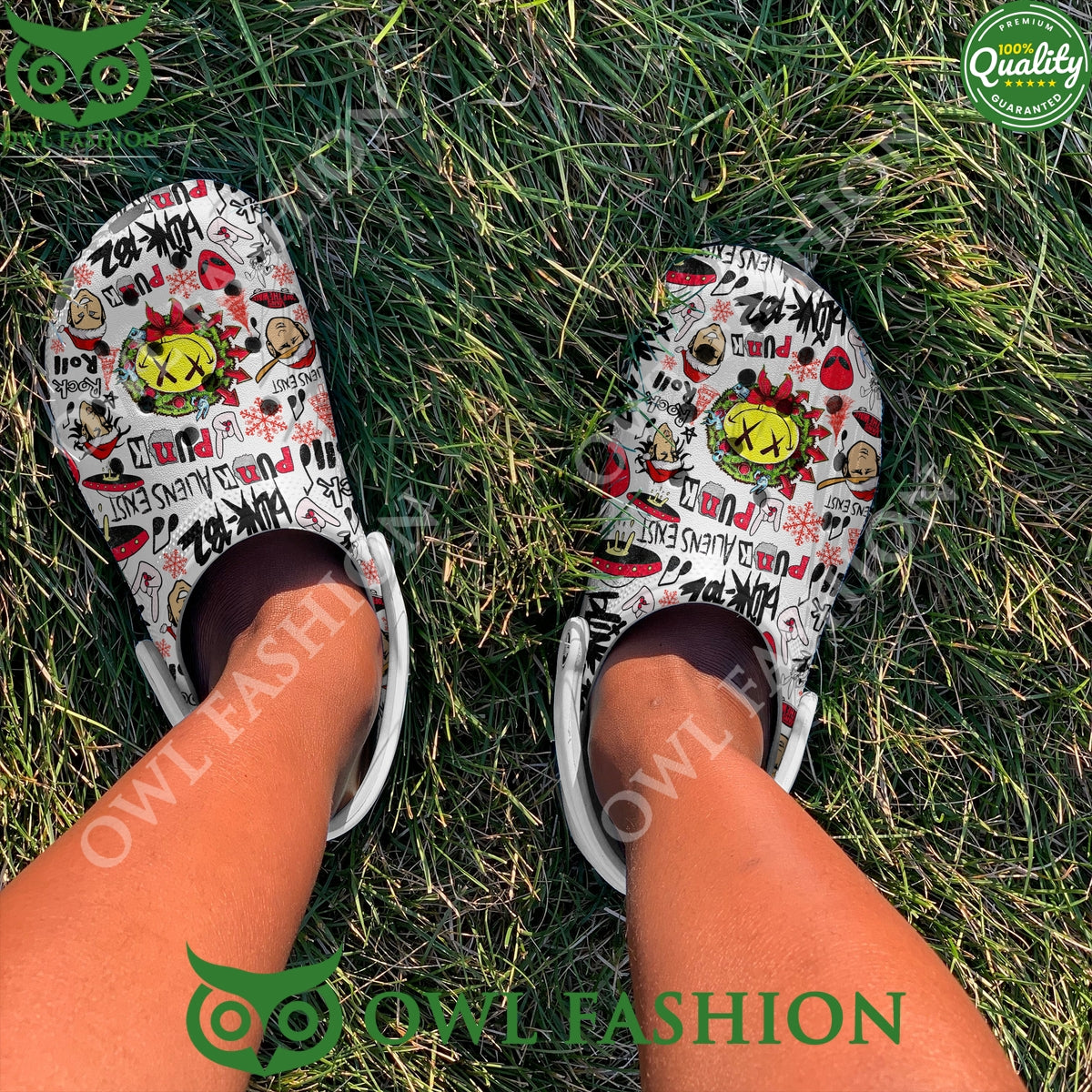 Blink Rock and Roll Punk all the small things Crocs