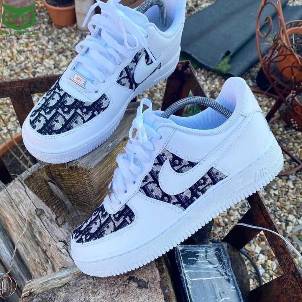 Blue Dior Air Force 1 Custom