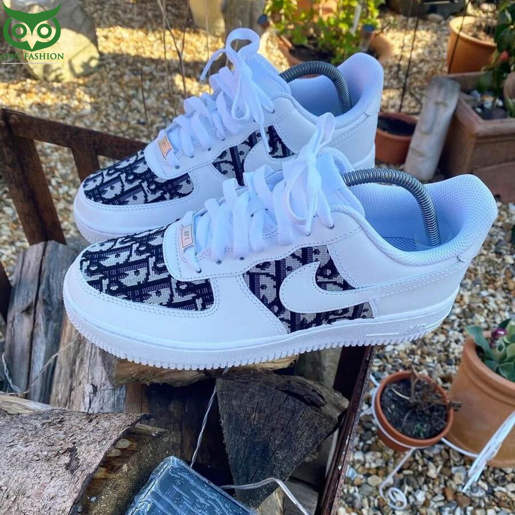 Blue Dior Air Force 1 Custom