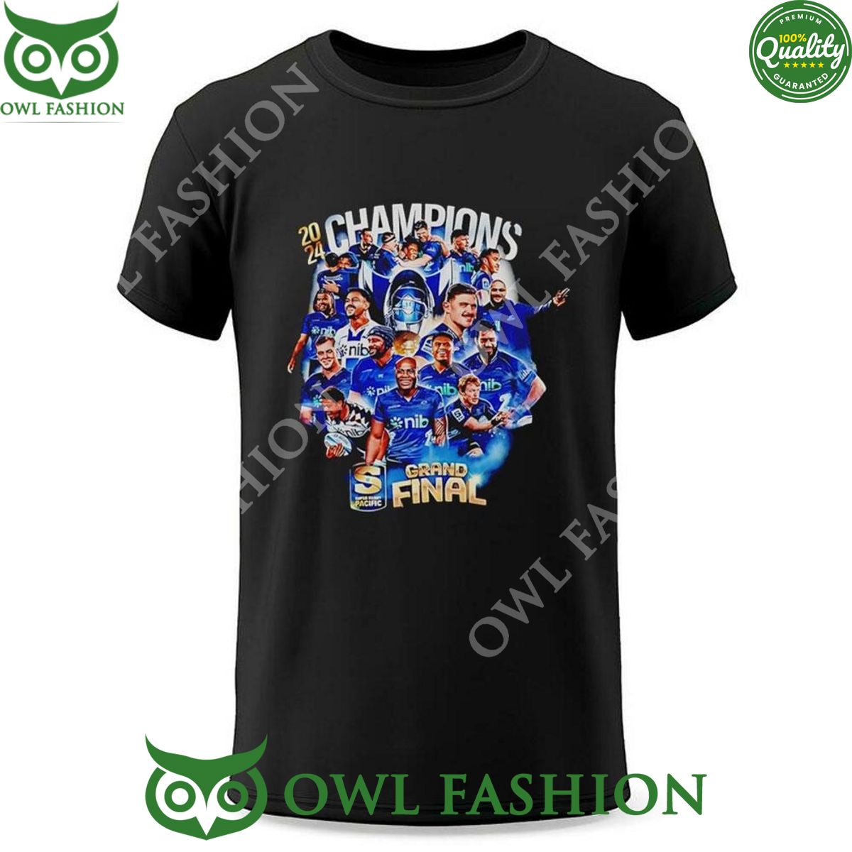 Blues Super Rugby Grand Final 2024 Champions t Shirt