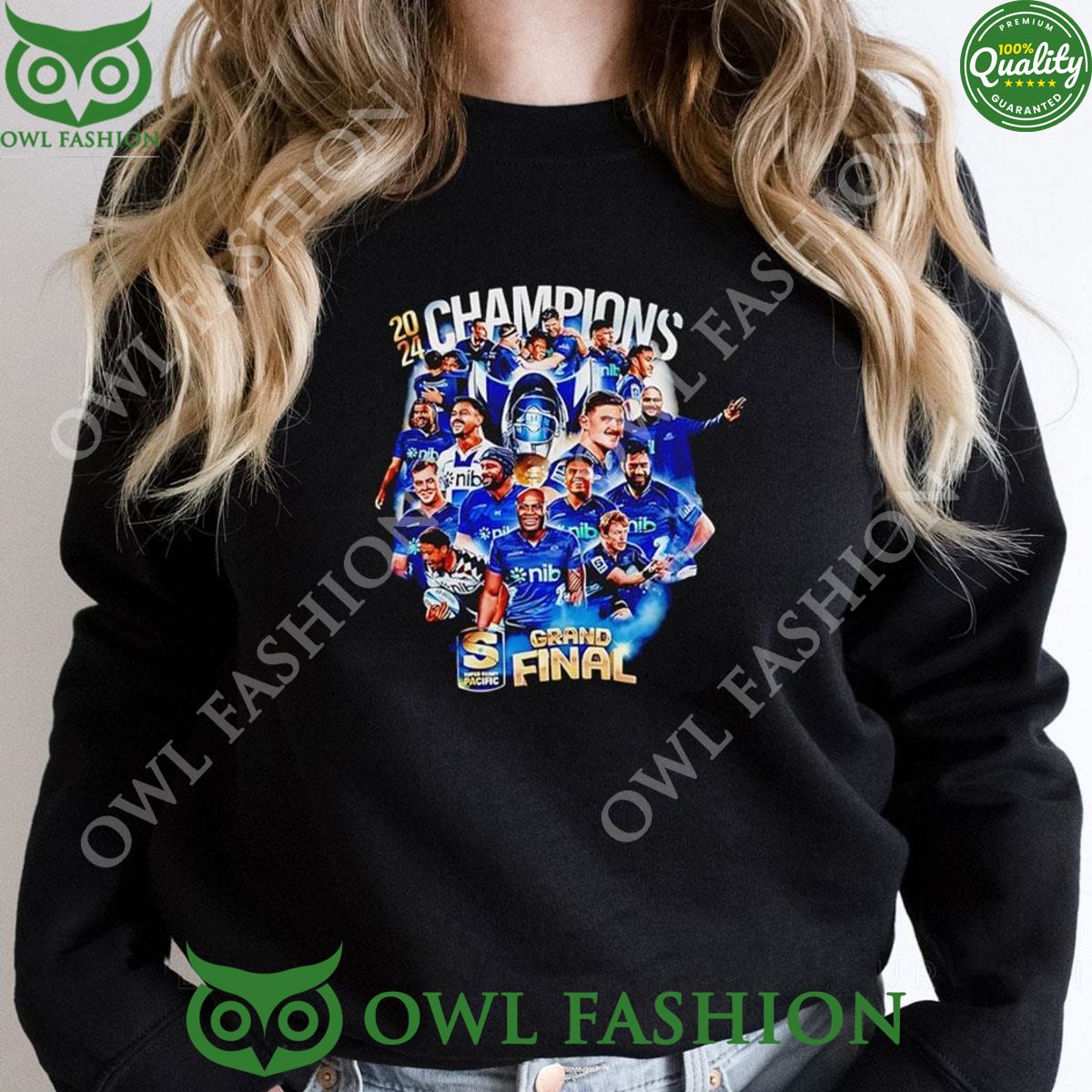 Blues Super Rugby Grand Final 2024 Champions t Shirt