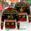 Bob Marley Everything little thing is gonna be alright Christmas 3D Ugly Sweater