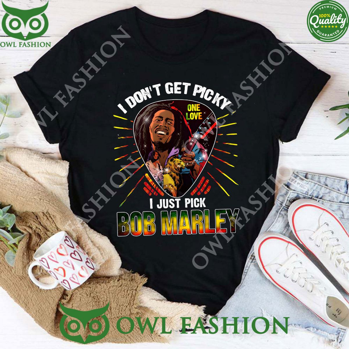 Bob Marley I Don’t Get Picky I Just Pick Bob Marley 2D Shirt