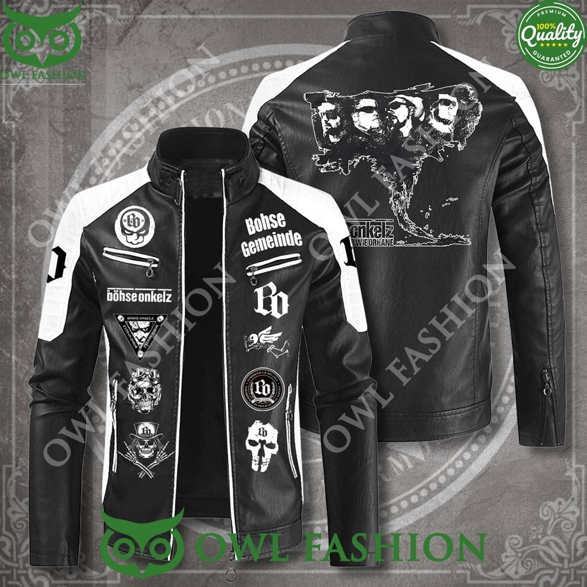 Bohse Onkelz Rock band E.I.N.S 1996 album Leather Jacket