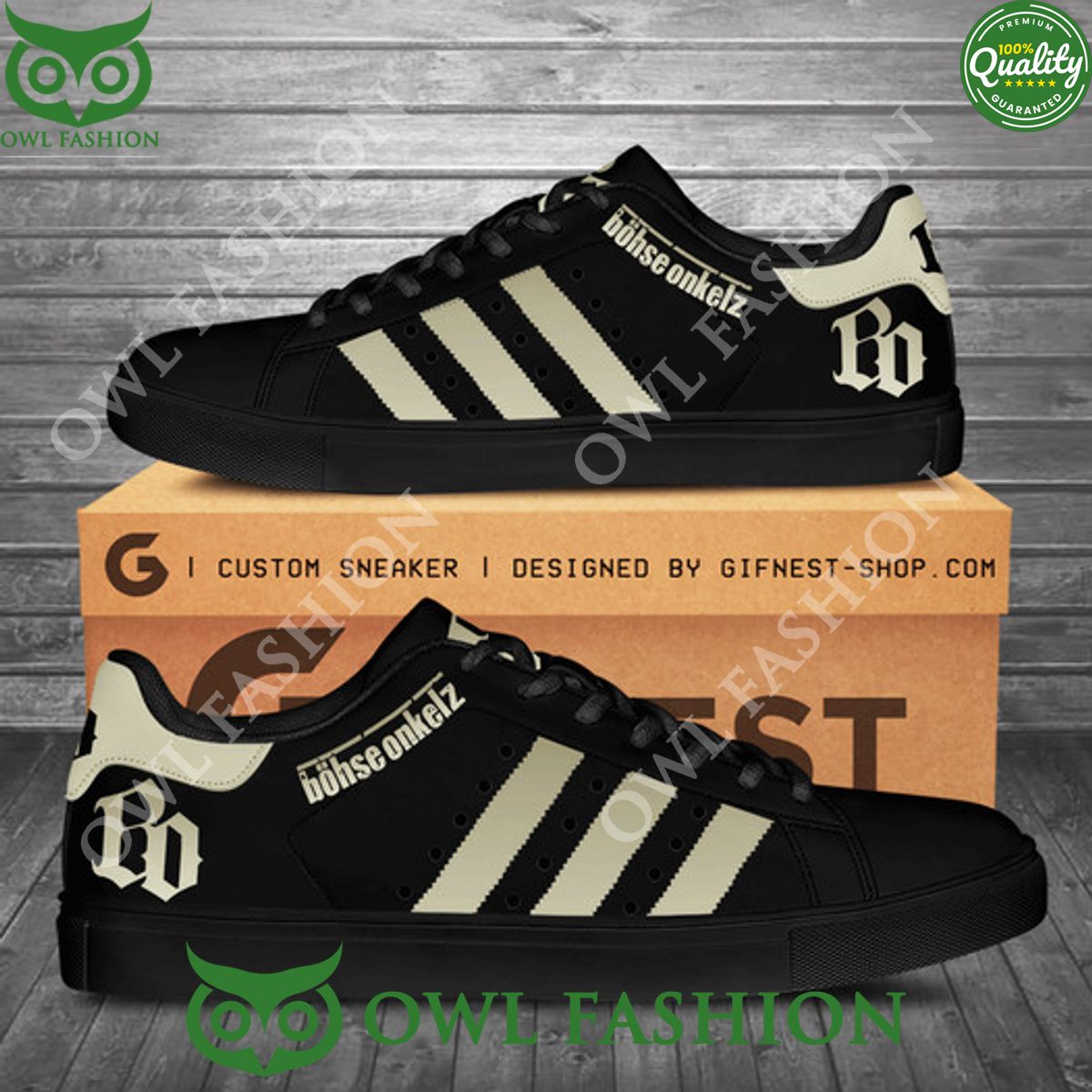 Bohse Onkelz Rock band stan smith low top shoes