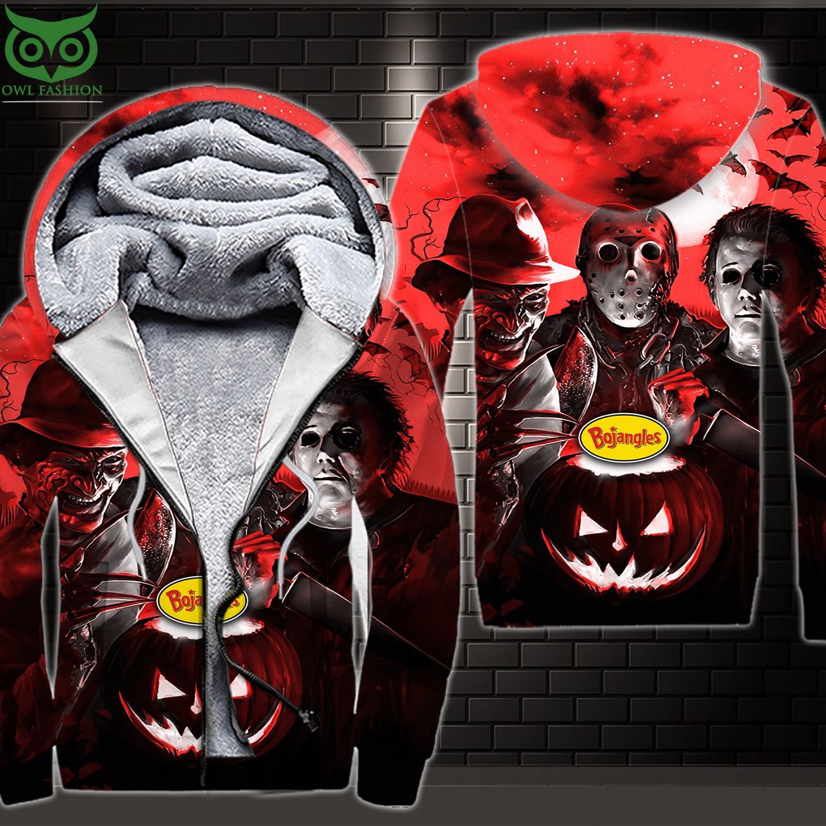 Bojangles Red Halloween 3D Shirt