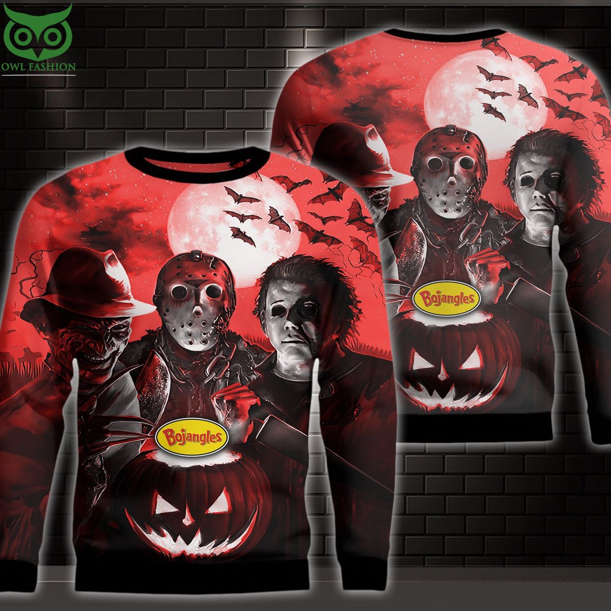 Bojangles Red Halloween 3D Shirt