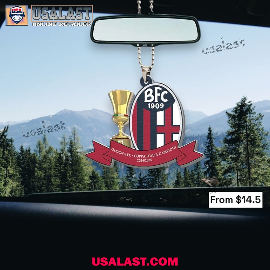 Bologna FC 1909 Coppa Italia Campioni 2025 Hanging Ornament