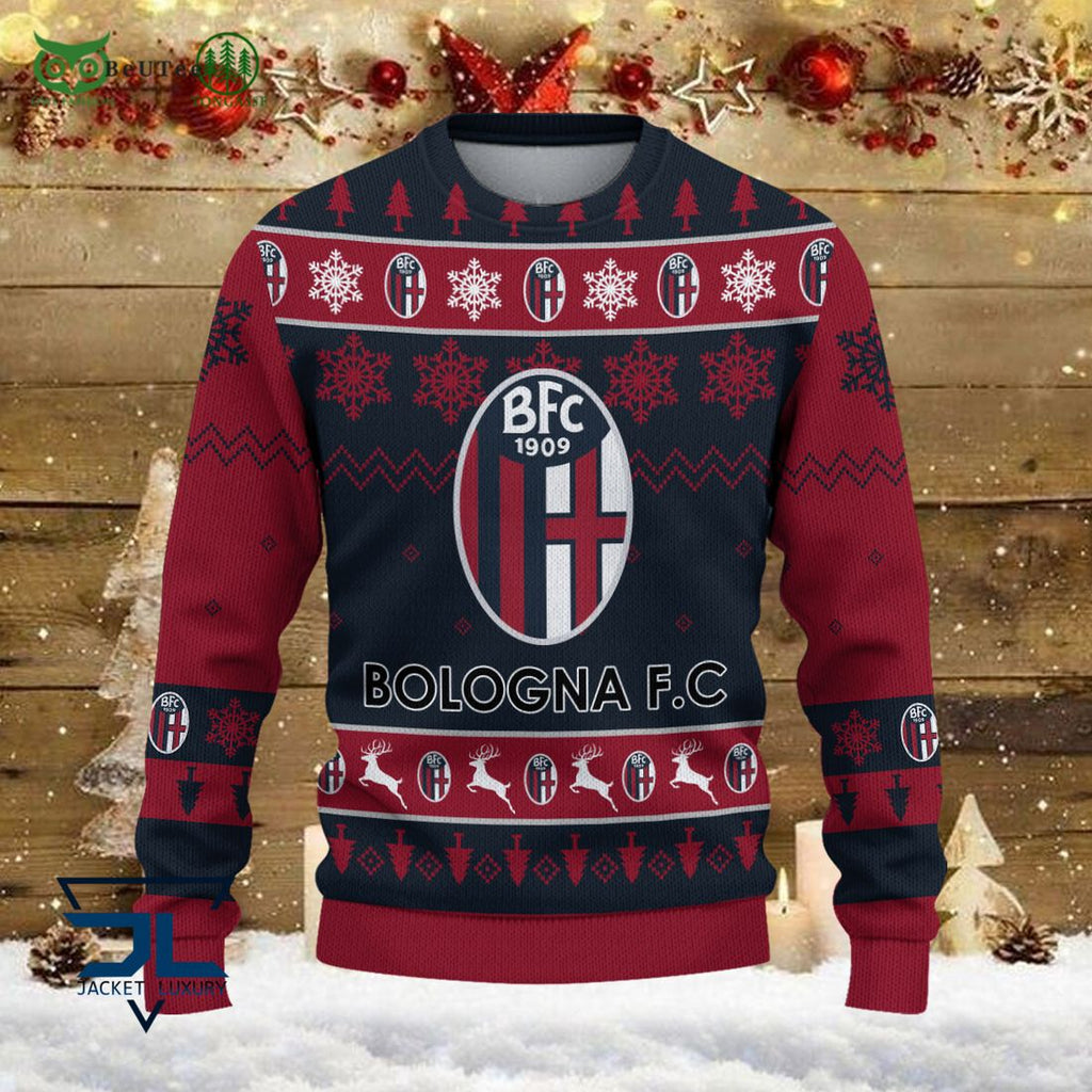 Bologna Fc 1909 Team Football Lega Serie A Ugly Sweater