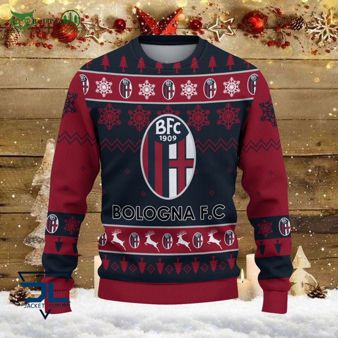 Bologna Fc 1909 Lega Serie A Champion Ugly Sweater