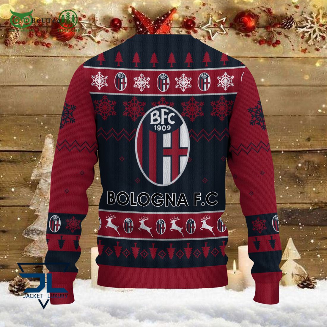 Bologna Fc 1909 Lega Serie A Champion Ugly Sweater
