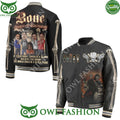 Bone Thugs N Harmony hip hop group smoked a blunt relieve the mind Baseball jacket Varsity