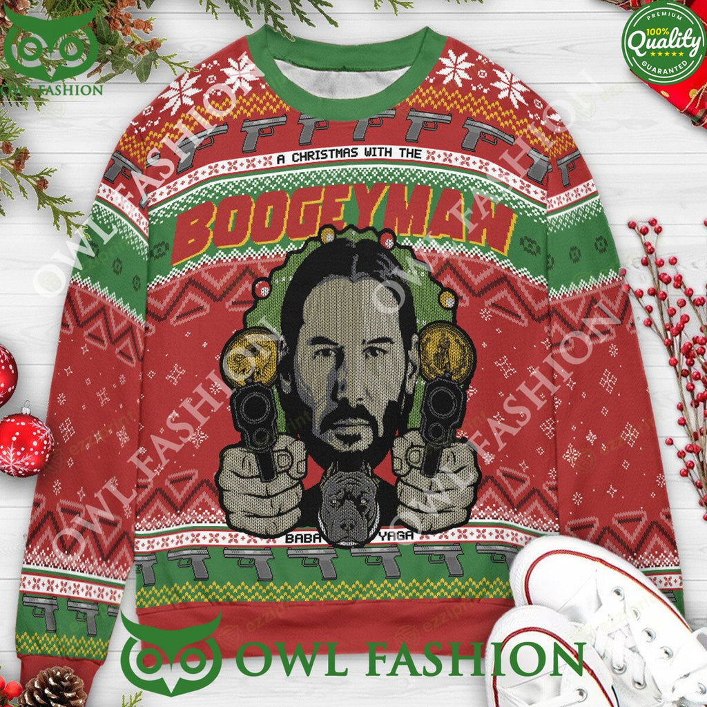 Boogeyman John Wick Christmas Sweater