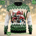 Border Collie Let It Snow Cute Ugly Christmas Sweater Jumper