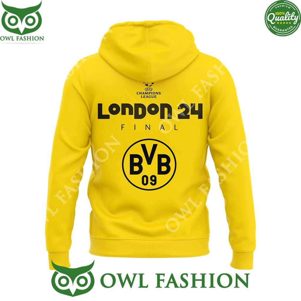 Borussia Dortmund Yellow Wonder Wall UEFA Champions League 3D Hoodie