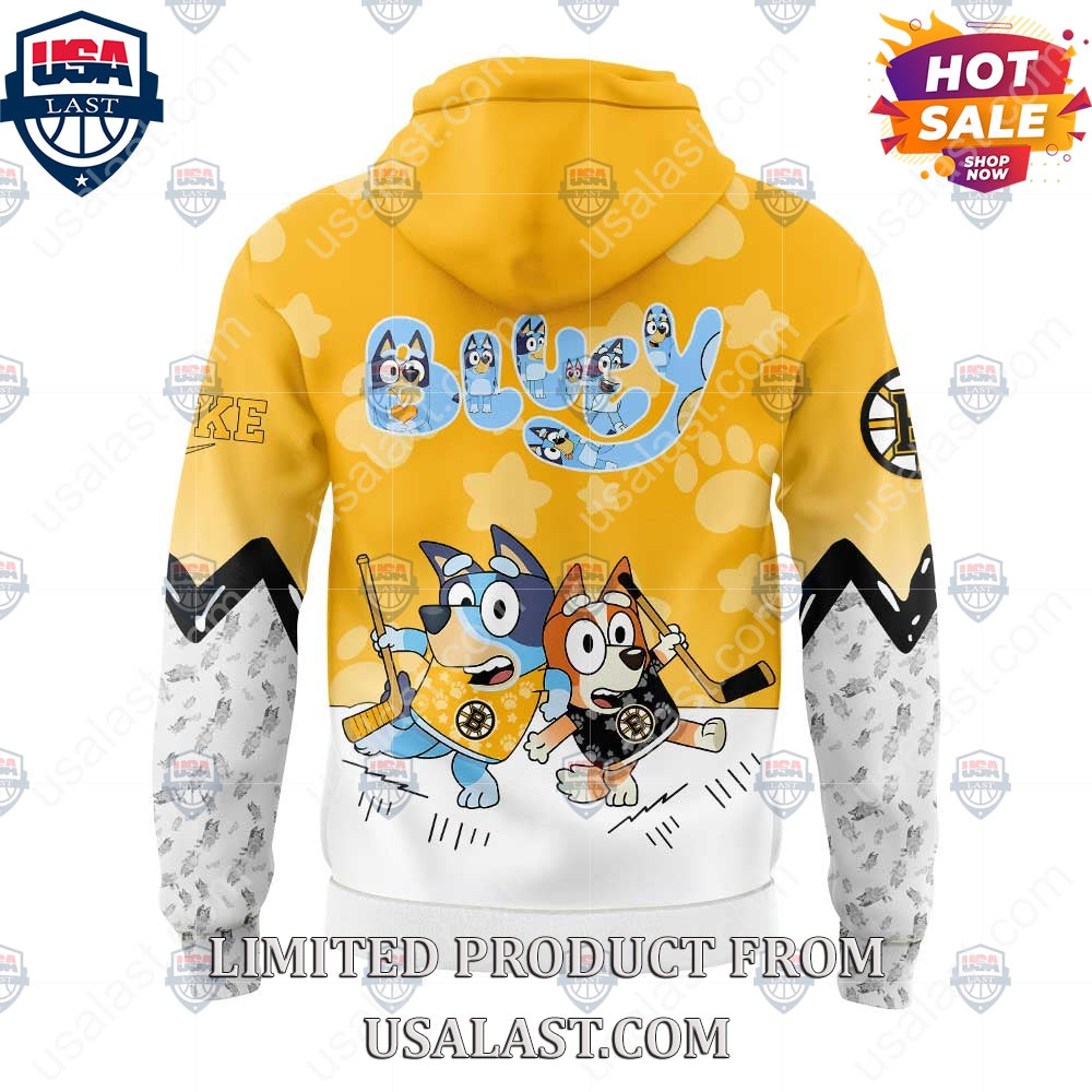 Boston Bruins NHL Bluey and Bingo Hoodie