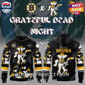 Boston Bruins NHL Grateful Dead Night Peanuts Hoodie