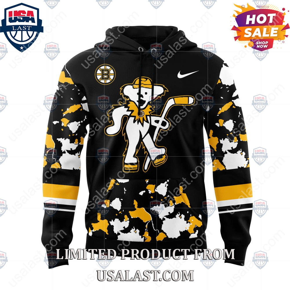 Boston Bruins NHL Grateful Dead Night Peanuts Hoodie
