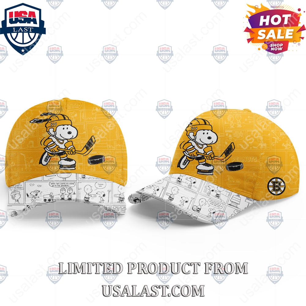 Boston Bruins NHL Happiness Is 75th Anniversary of Peanuts Hoodie