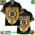 Boston Bruins NHL National Hockey League Logo Hawaiian Shirt