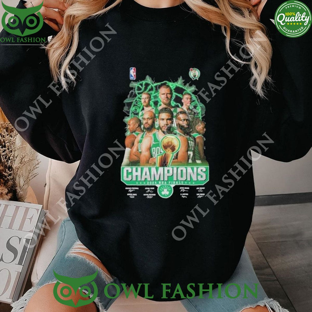 Boston Celtics Basketball Team 2024 Nba Finals Champions Tshirt Hoodie