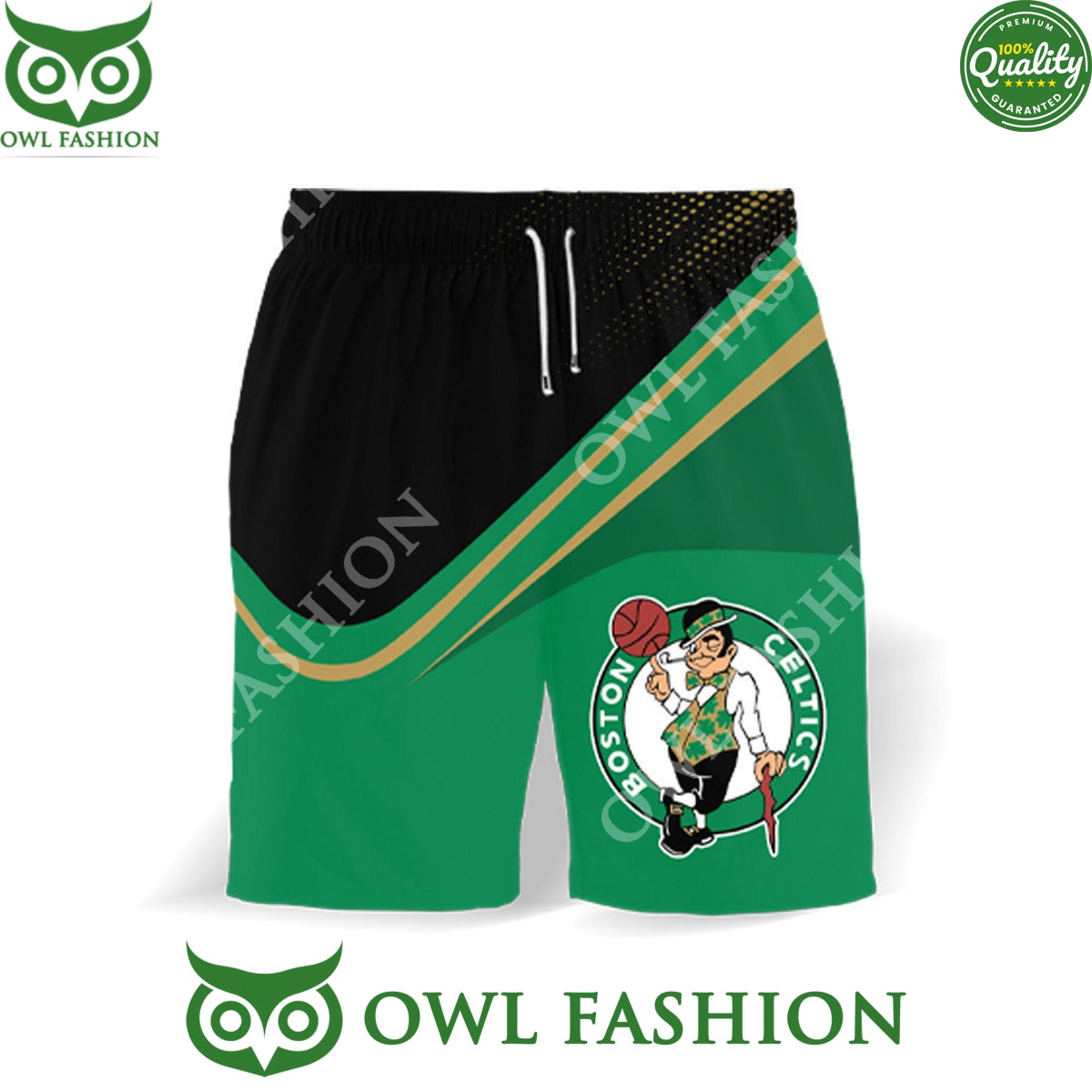 Boston Celtics Different Here Champions Custom name and number hawaiian shirt short