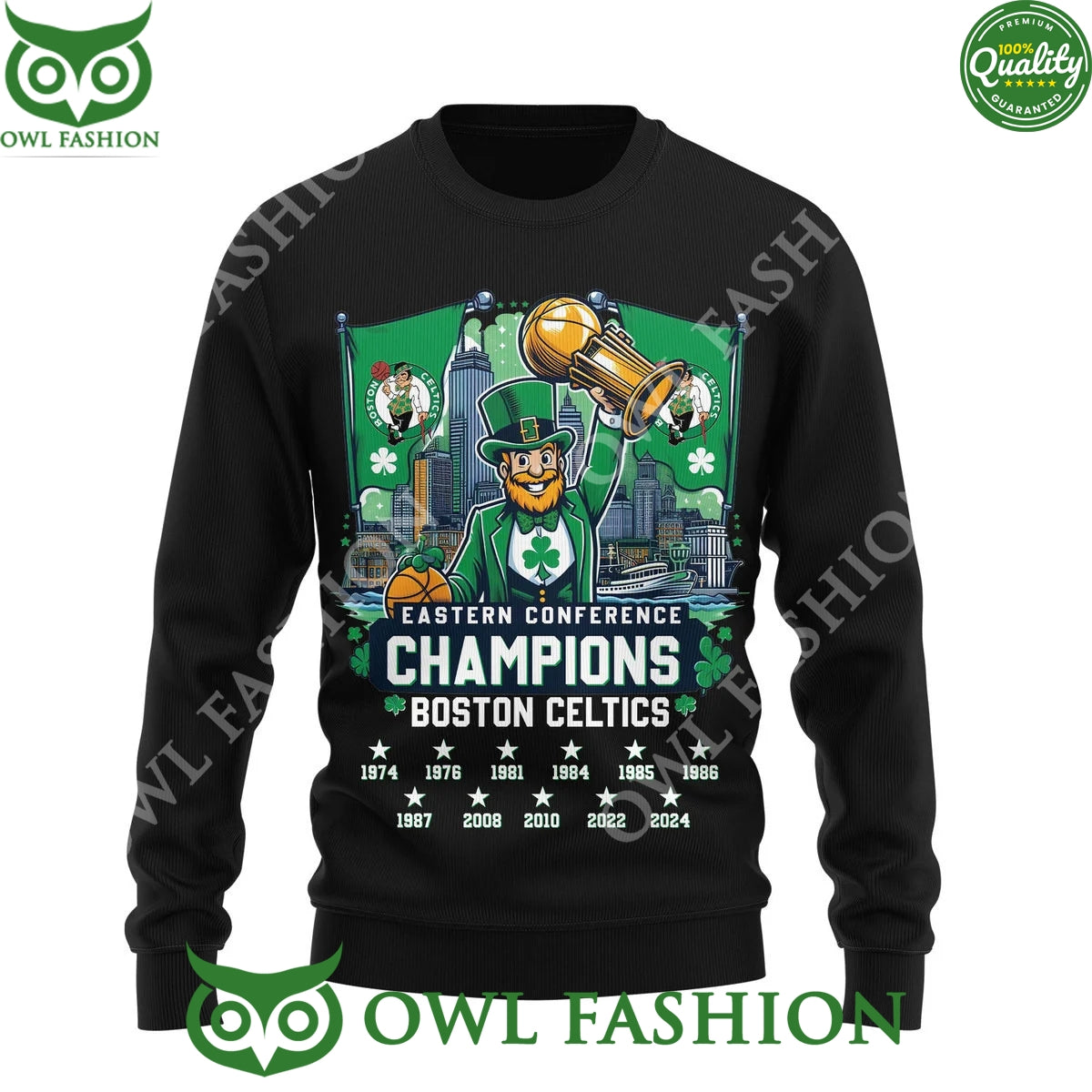 Boston Celtics Eastern Conference Champions Logo 2D t Shirt
