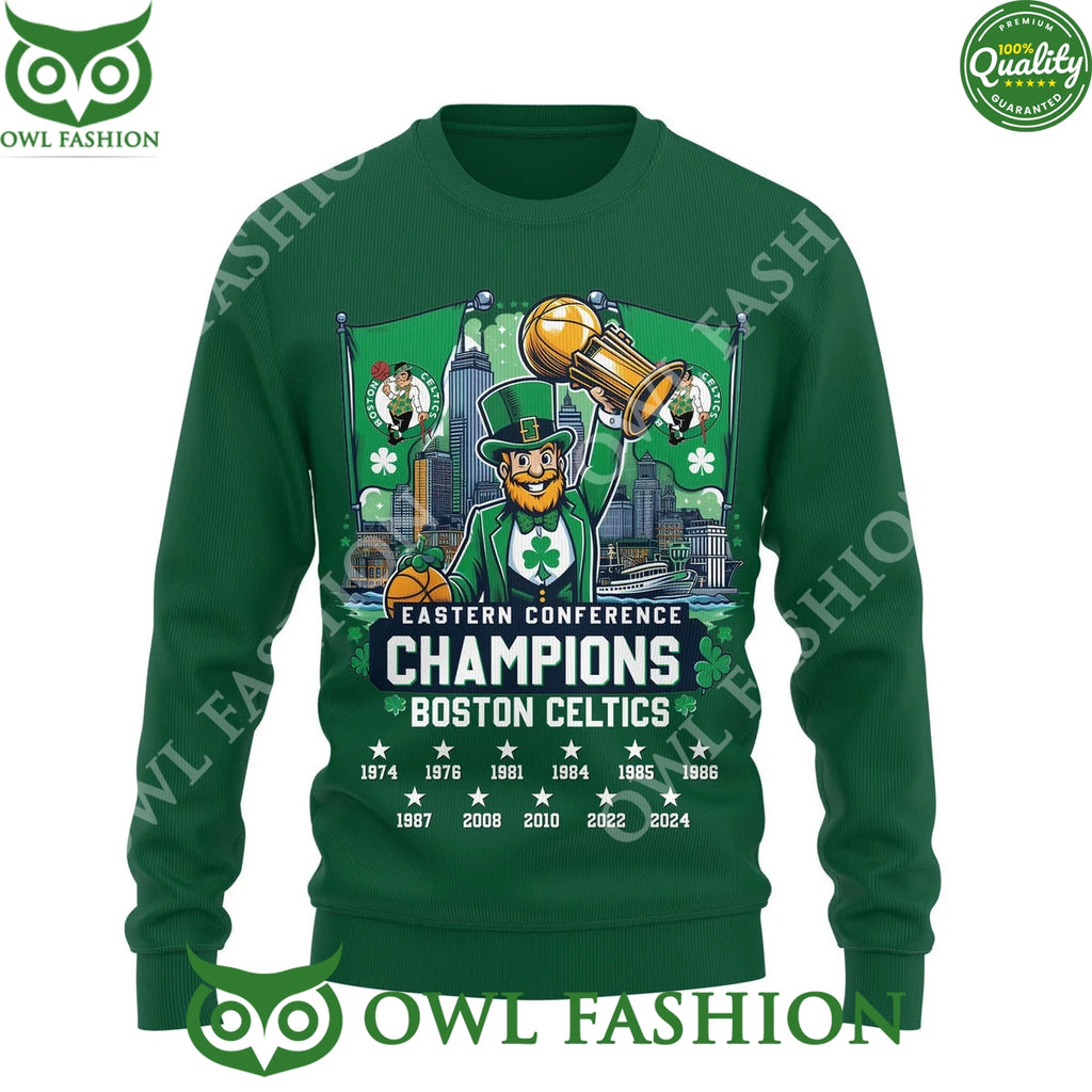 Boston Celtics Eastern Conference Champions Logo 2D t Shirt