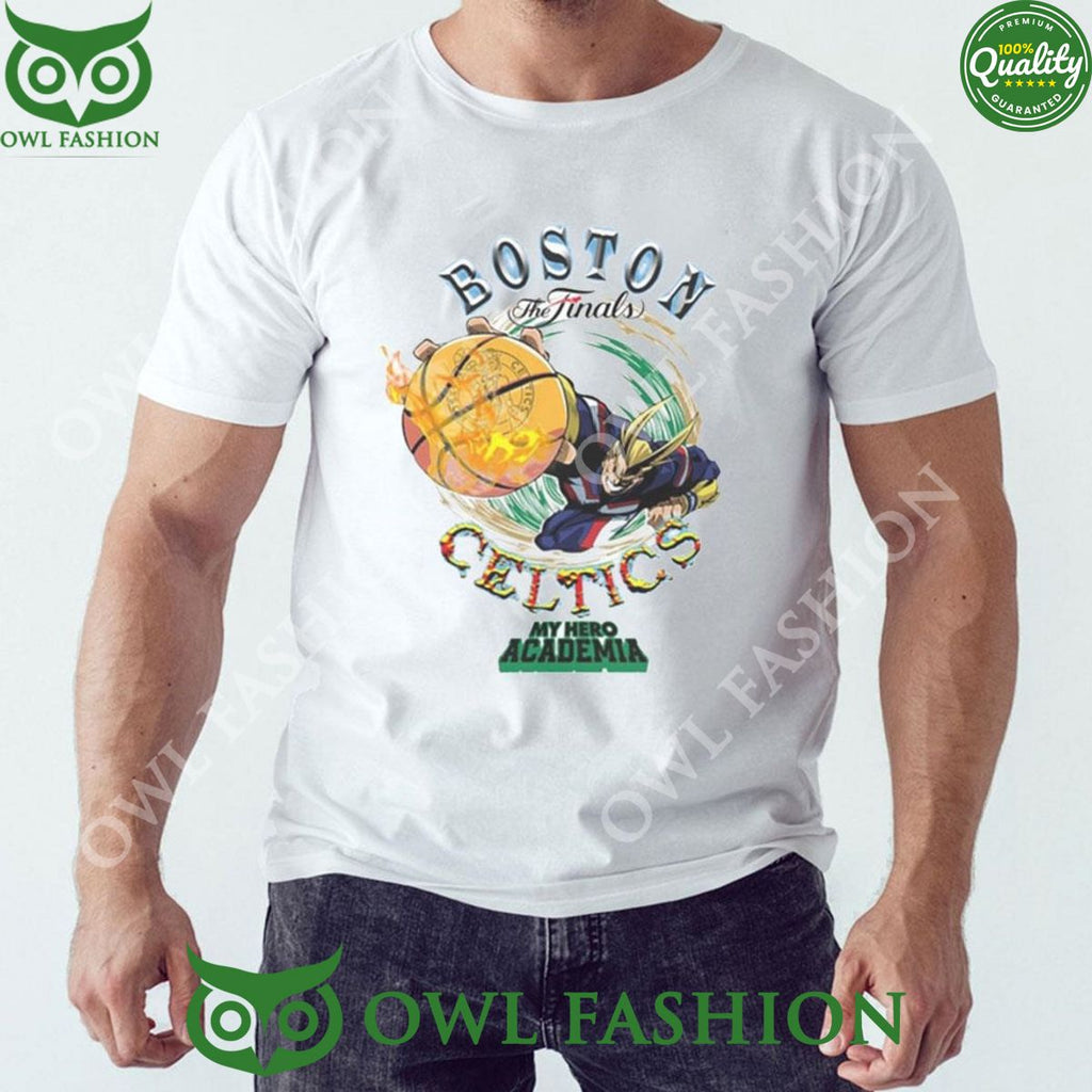Boston Celtics Hyperfly 2024 Nba Final X My Hero Academia 2D Shirt