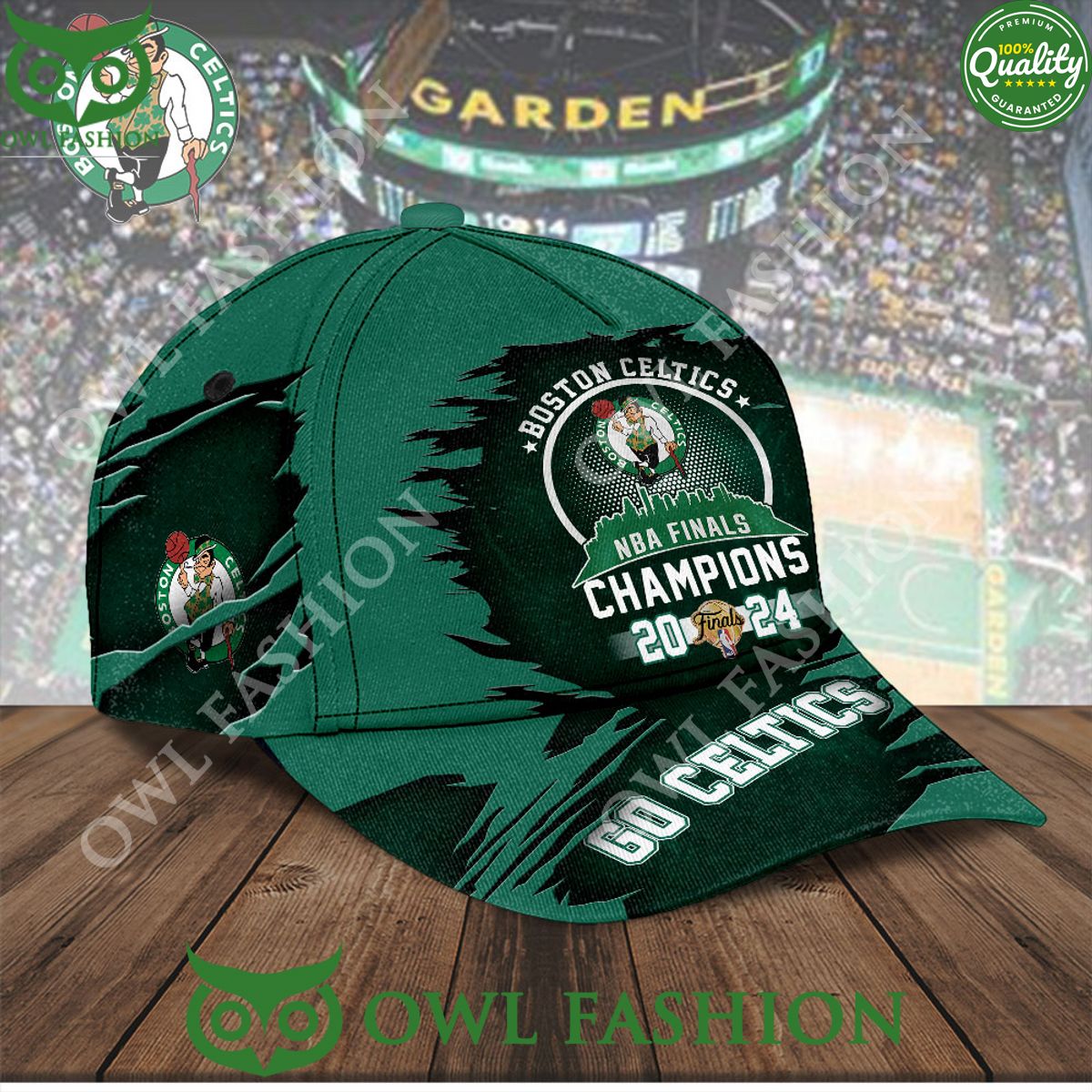 Boston Celtics NBA Finals Champion 2024 Classic Cap