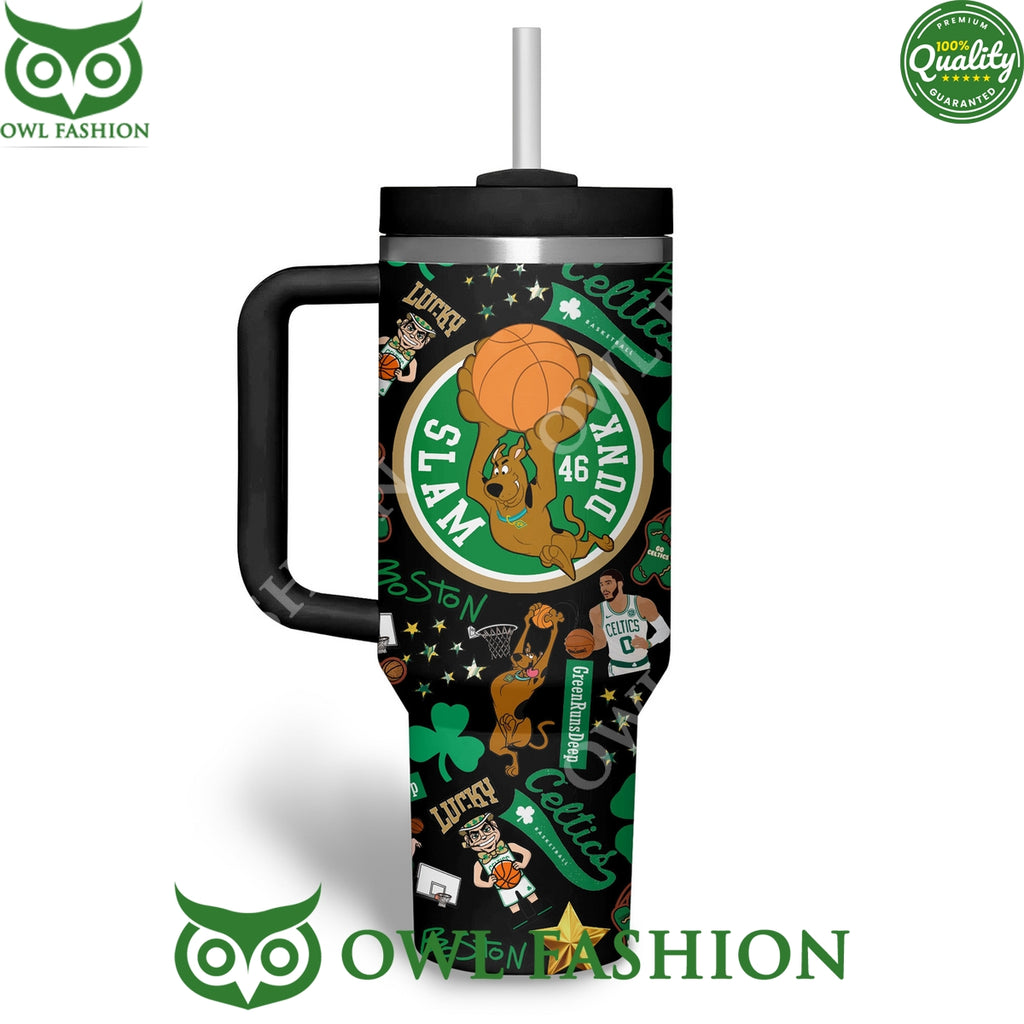 Boston Celtics Slam Dunk Champions Black Tumbler Cup