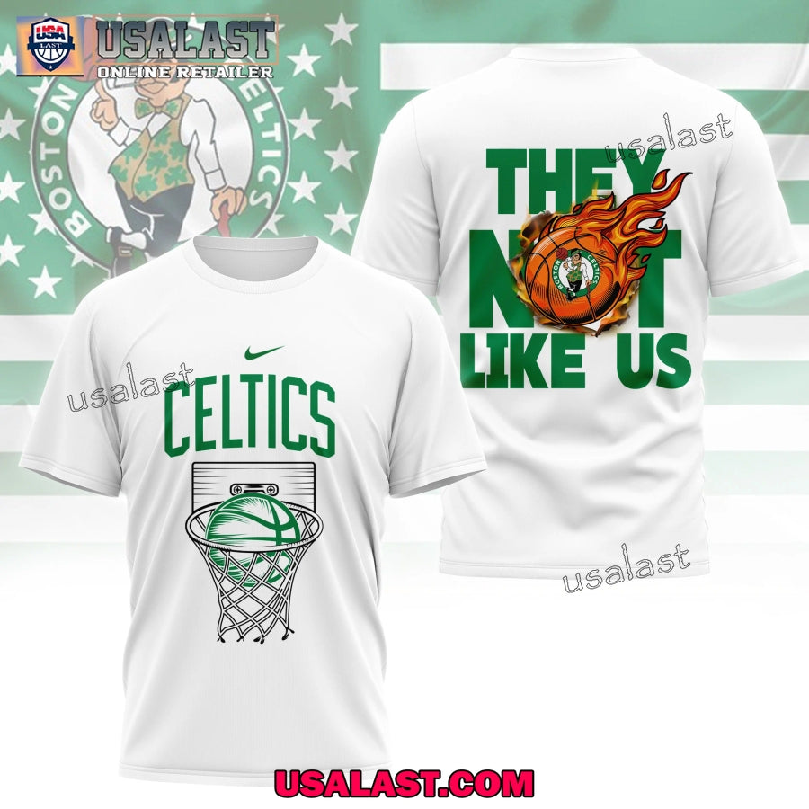 Boston Celtics They Not Like Us 3D Shirt