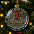 Boston Red Sox 125th Anniversary Christmas Ornament