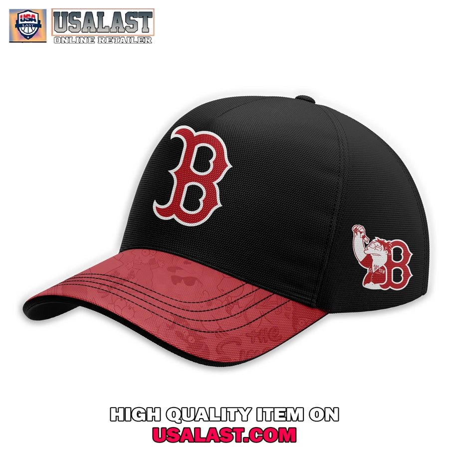 Boston Red Sox Mix The Simpsons Heritage Custom Baseball Jersey