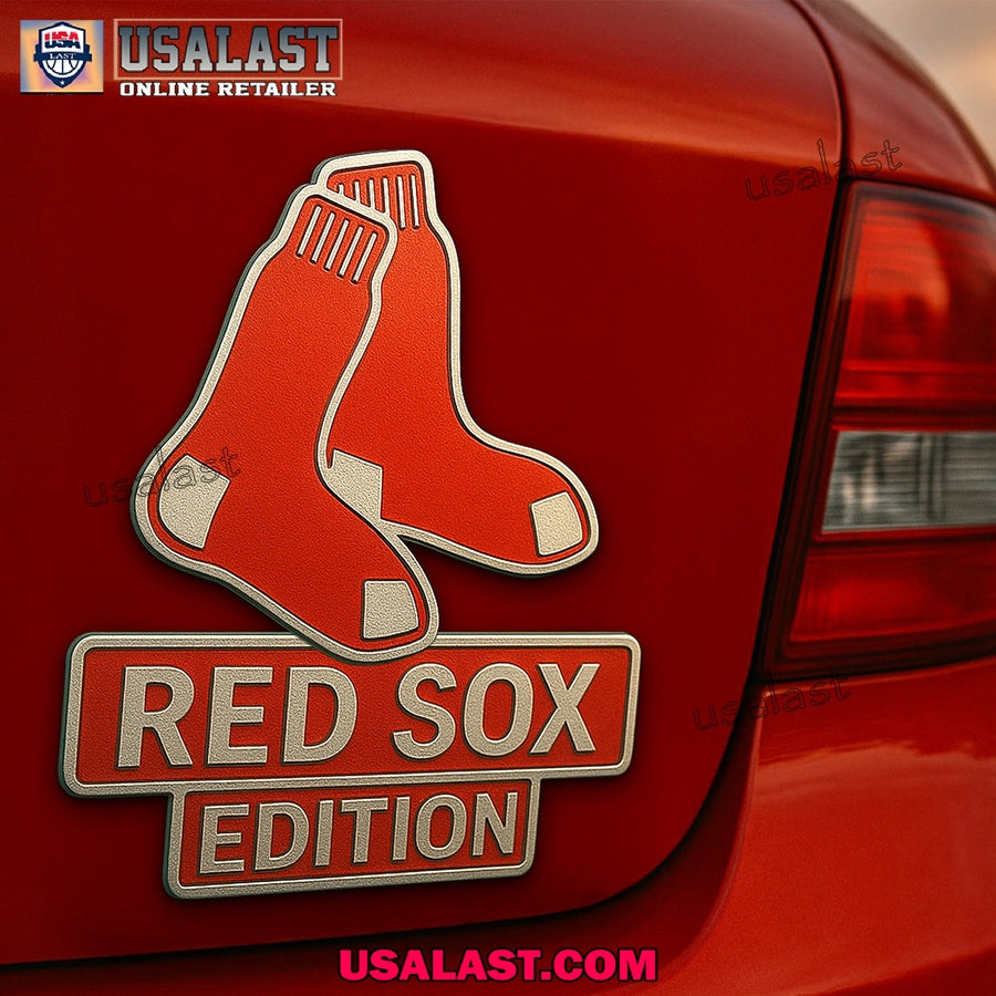 Boston Red Sox Premium Car Emblem Custom 3D Badge